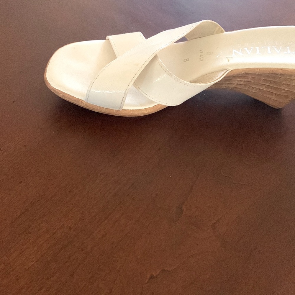 White Italian shoes